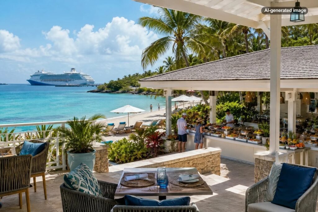 Private Island Cruise Stops: Which Line Offers the Best Included Beach Buffet