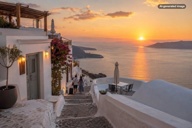 Where to Stay in Santorini for Sunset Views Without the Oia Prices