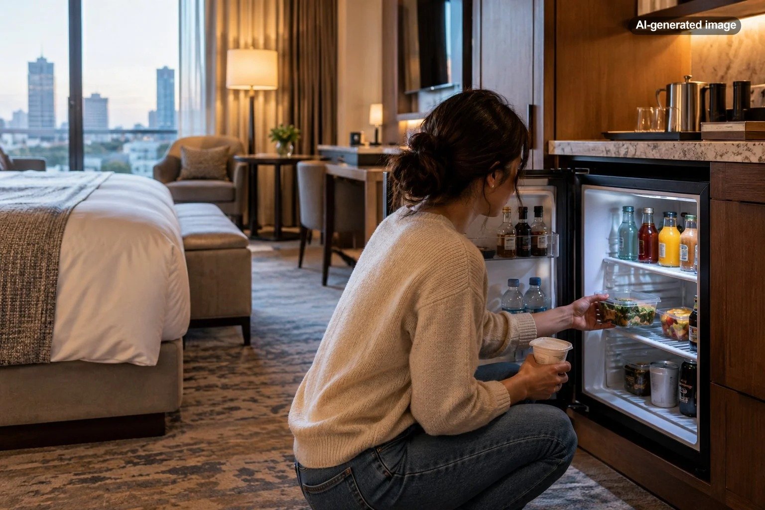 Can You Use the Hotel Minibar Fridge for Your Own Food?