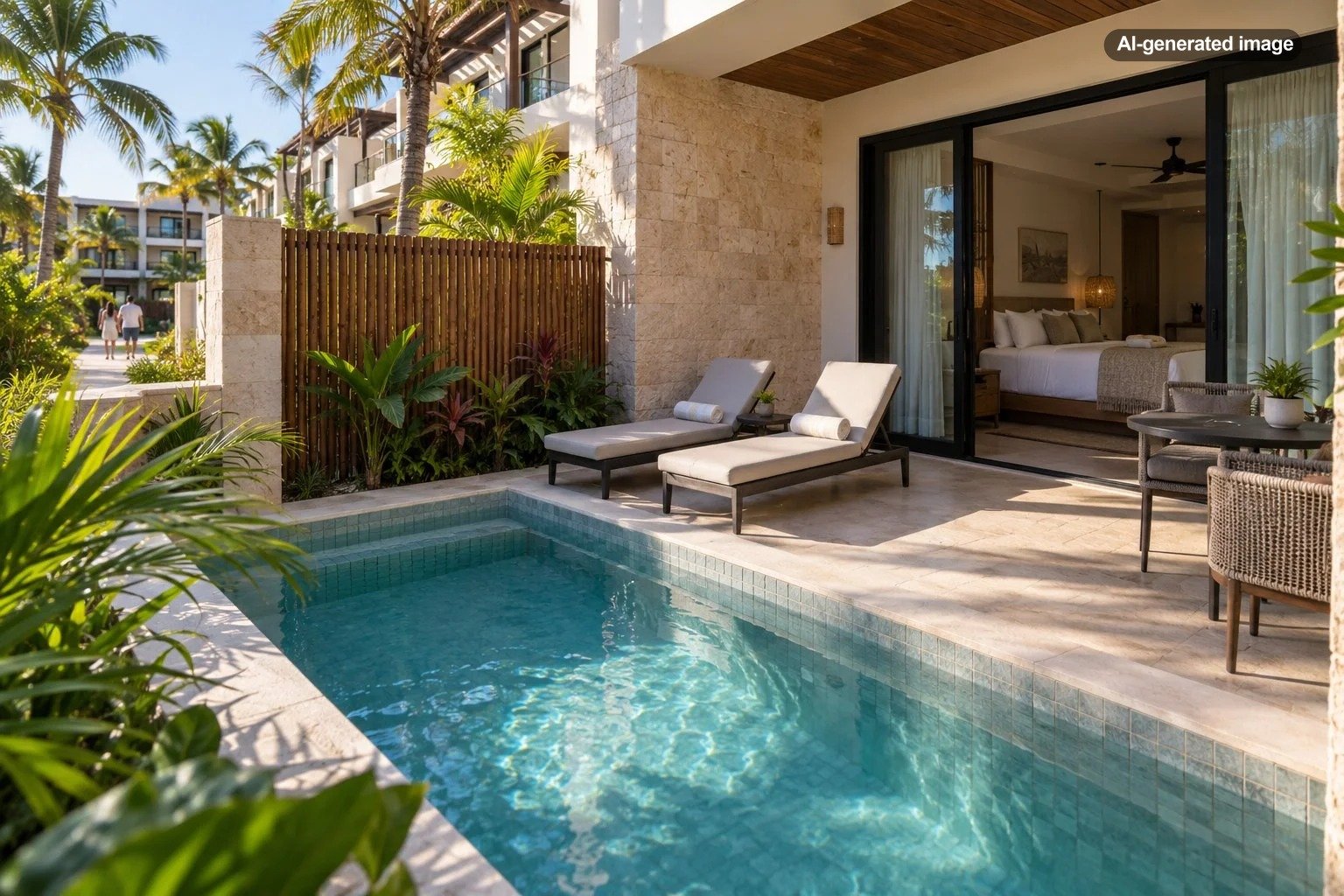 How Private Are Private-Pool Rooms at All-Inclusive Resorts?
