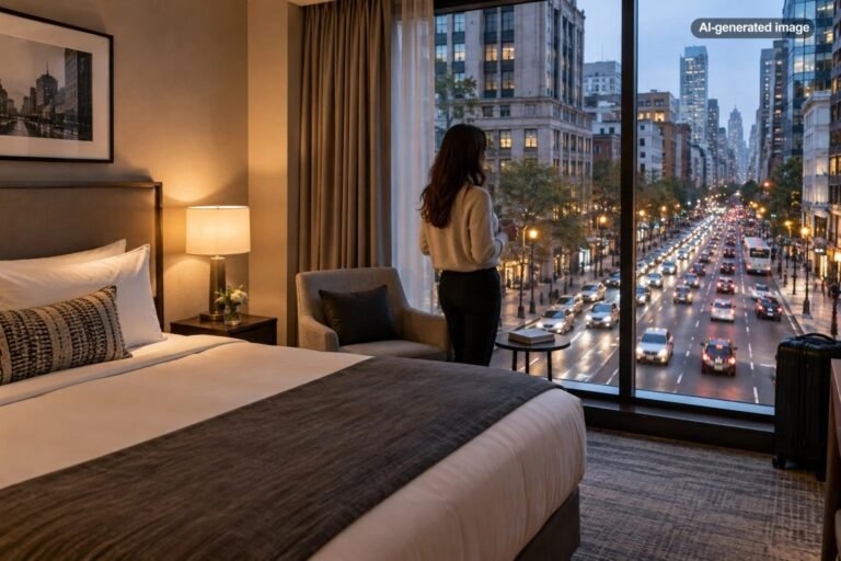 How to Avoid a Hotel Room Facing a Busy Road