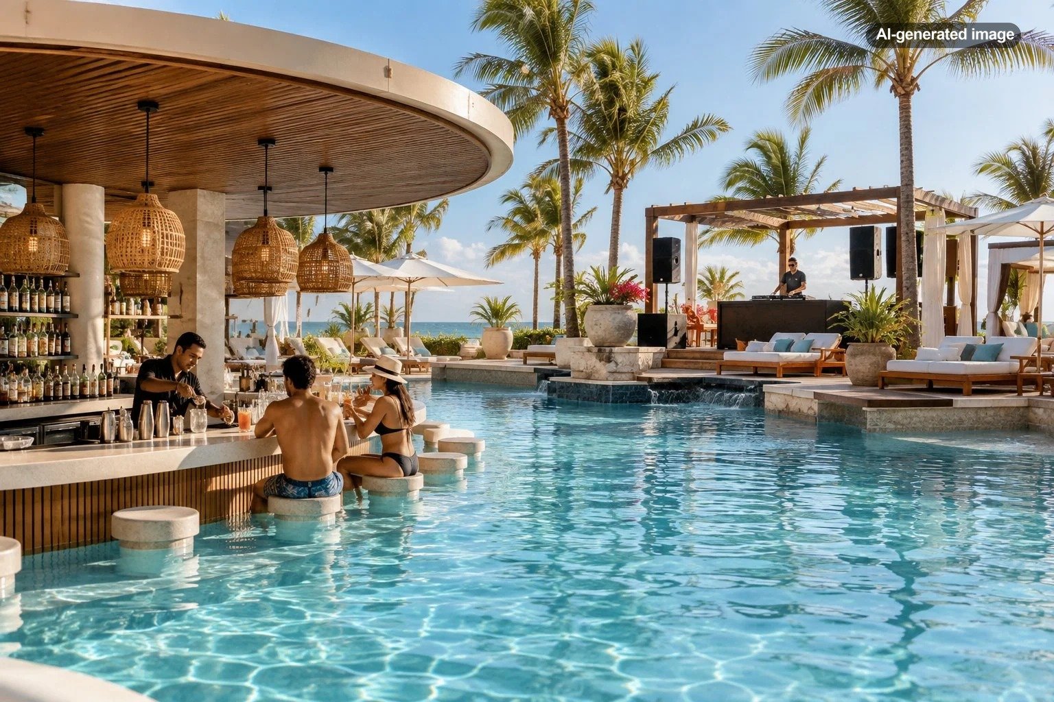 How to Tell If an Adults-Only All-Inclusive Resort Has a Party Pool