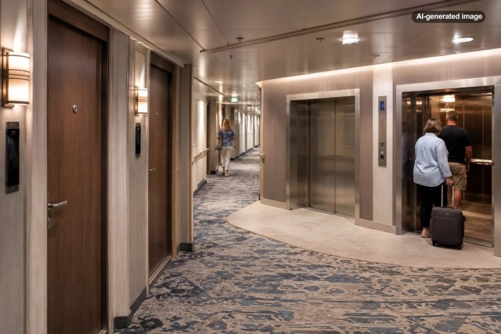 Is a Cruise Cabin Near the Elevators Actually Noisy?