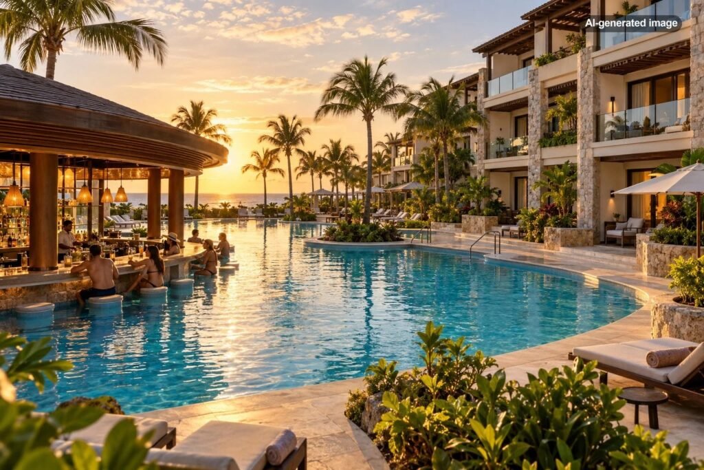 Swim-Up Bar Room vs. Quiet Pool Room: Which Is Better at an All-Inclusive Resort?