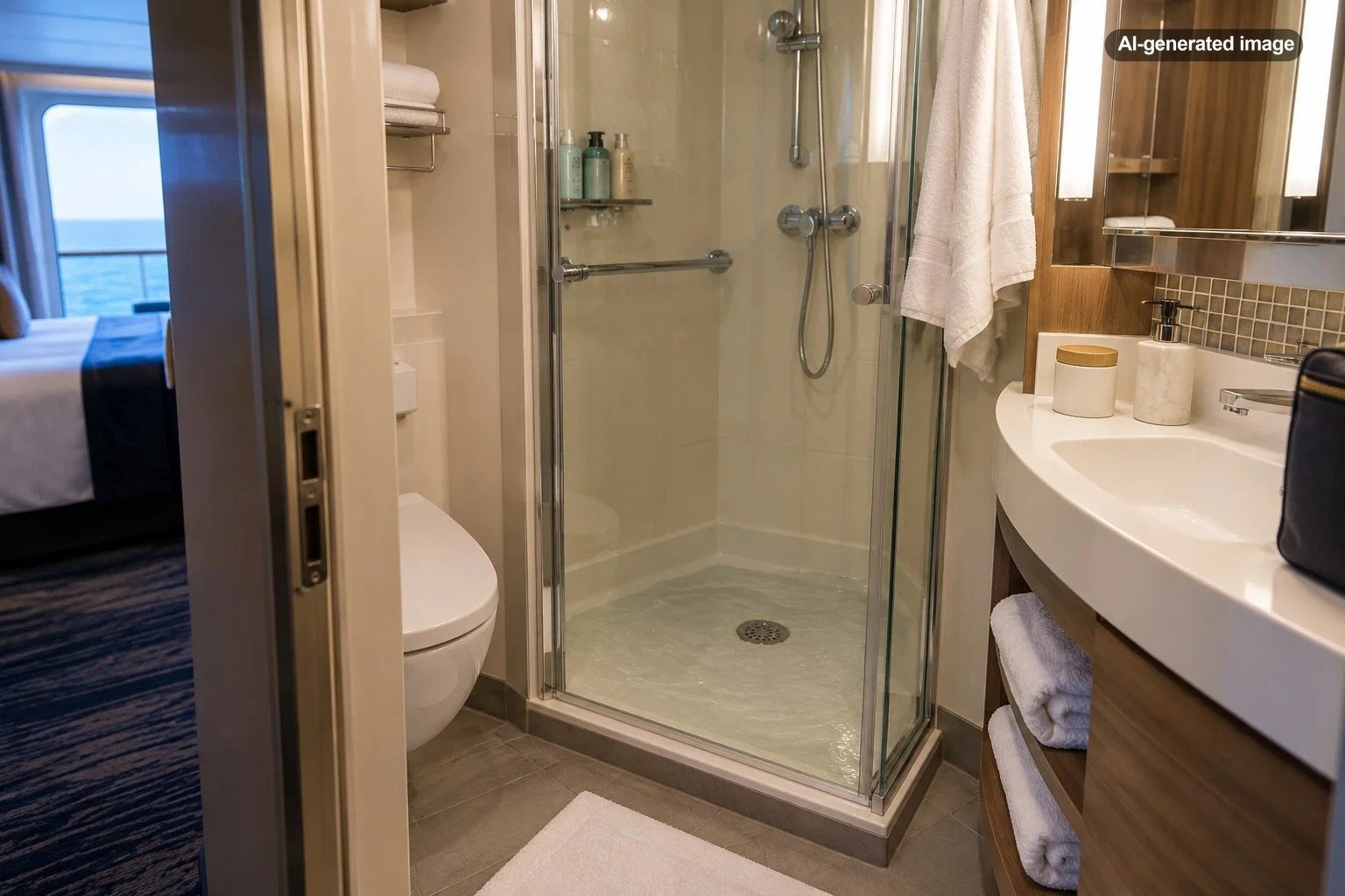 What to Do If Your Cruise Cabin Shower Will Not Drain