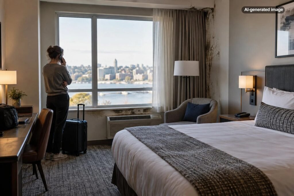 What to Do If Your Hotel Room Has Mold or a Musty Smell