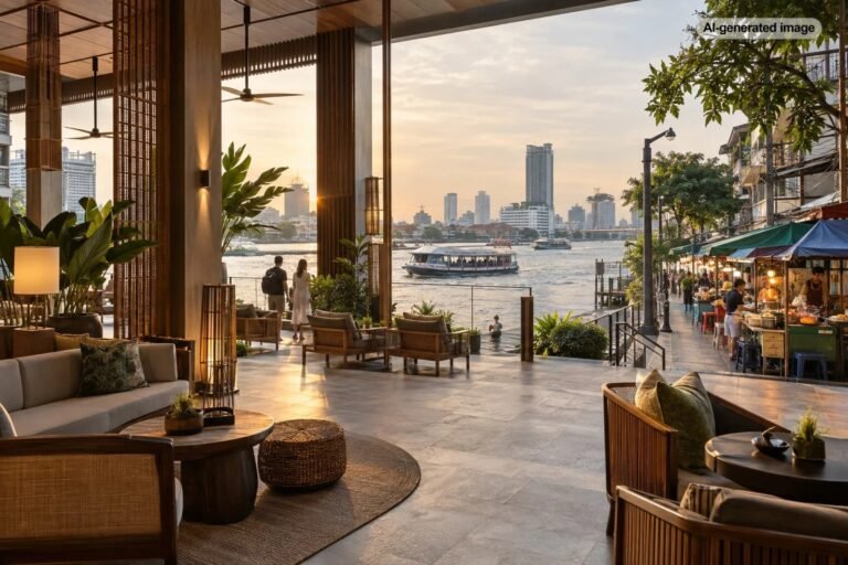 Where to Stay in Bangkok for Riverside Views Without Being Isolated From Street Food