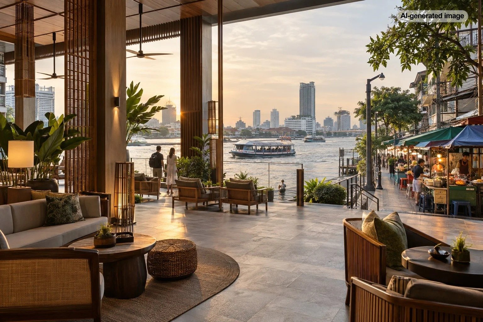 Where to Stay in Bangkok for Riverside Views Without Being Isolated From Street Food
