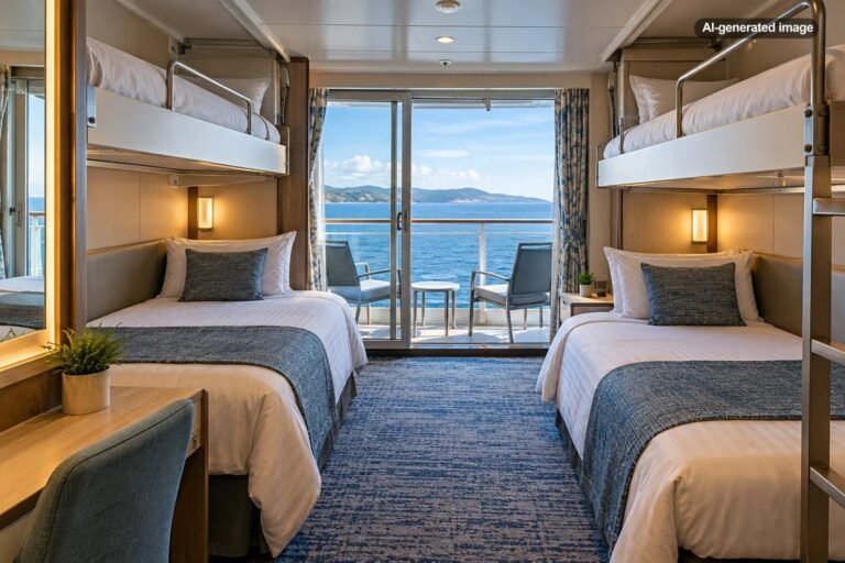 How to Choose a Cruise Cabin for Four Adults Without Sharing a Sofa Bed