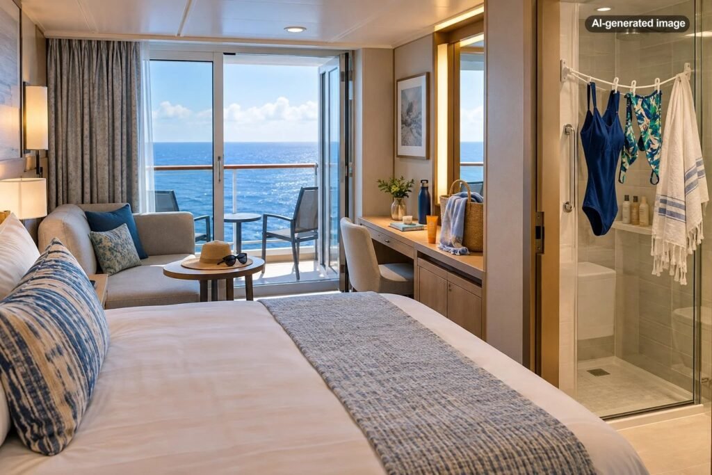 How to Keep Wet Swimsuits From Taking Over a Cruise Cabin
