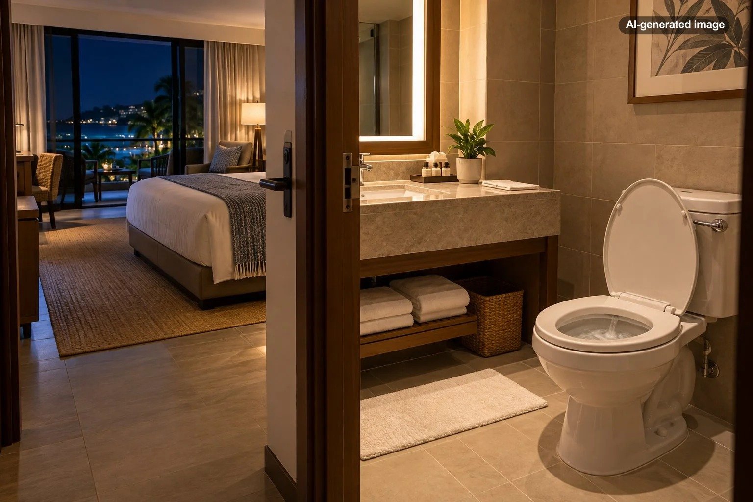 What to Do If the Hotel Toilet Keeps Running All Night