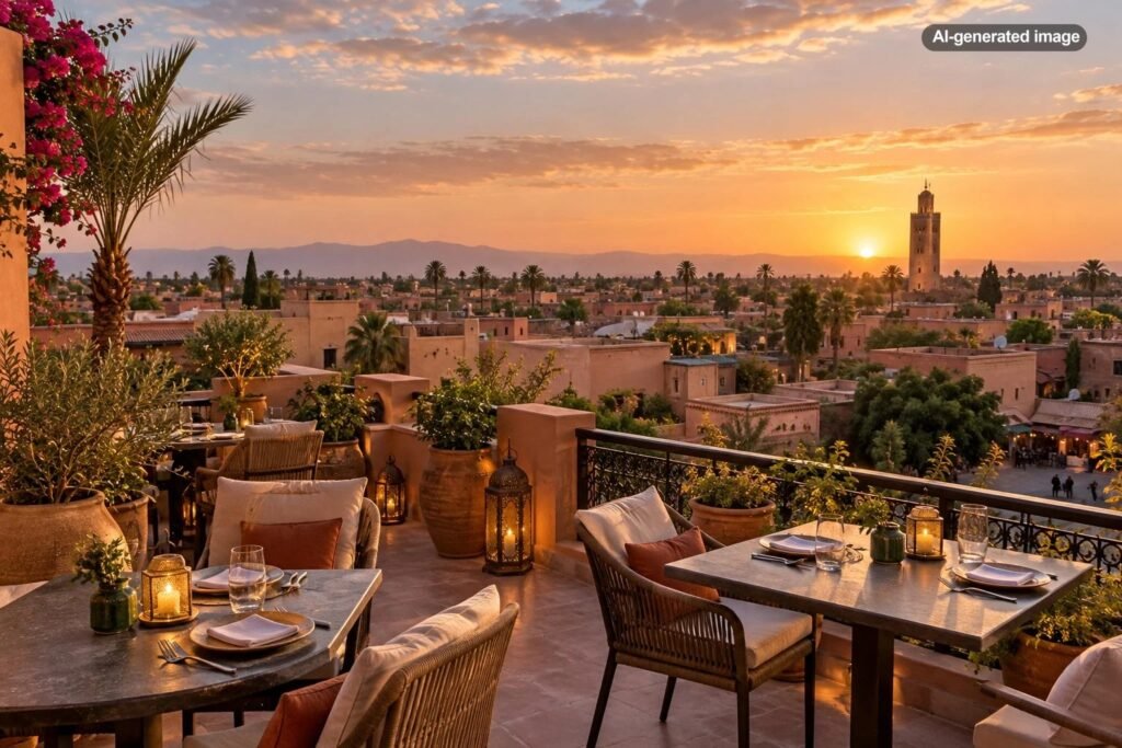Where to Stay in Marrakech for Rooftop Dining Without Sleeping Beside the Busiest Souks