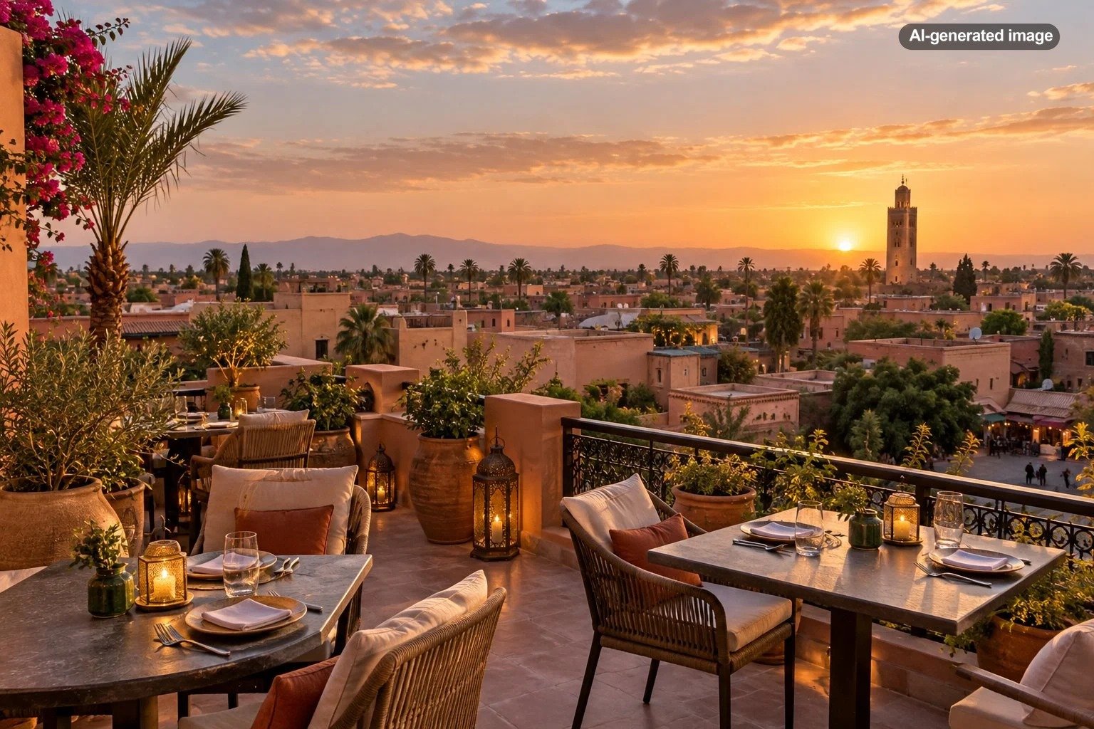 Where to Stay in Marrakech for Rooftop Dining Without Sleeping Beside the Busiest Souks